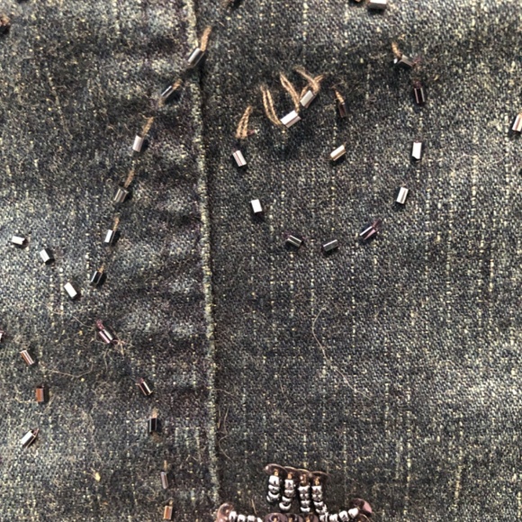 Flashback vintage beaded denim jacket - Picture 5 of 6
